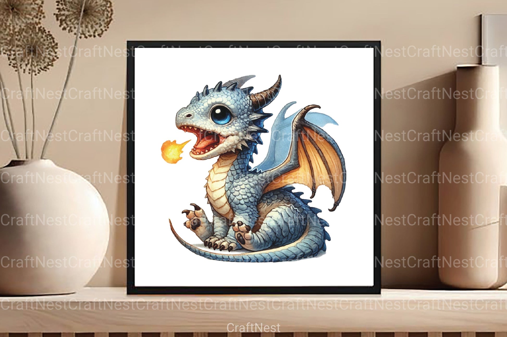 Dragon Clipart Bundle 99 - CraftNest - Digital Crafting and Art
