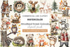 Woodland Forest Animals Clipart Bundle 9