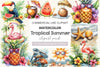 Cute Tropical Summer Clipart Bundle 2