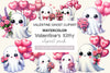 Valentine Ghost Clipart Bundle