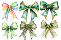 St Patrick's Day Bow Clipart Bundle 2 - CraftNest - Digital Crafting and Art