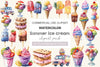 Summer Ice Cream Clipart Bundle 6