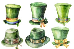 St Patrick's Day Hat Clipart Bundle 2 - CraftNest - Digital Crafting and Art