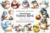 Funny Bird Clipart Bundle 6