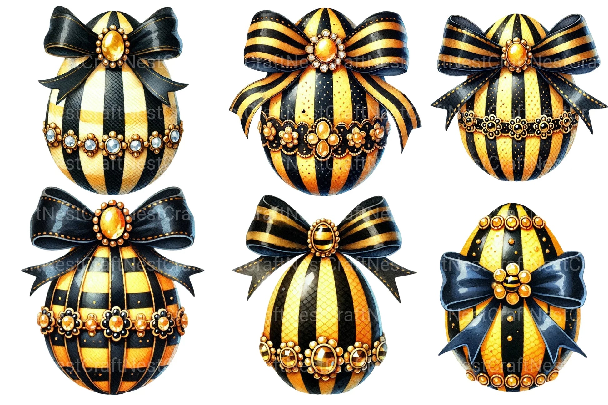 Easter Egg Easter Clipart Bundle - CraftNest - Digital Crafting and Art