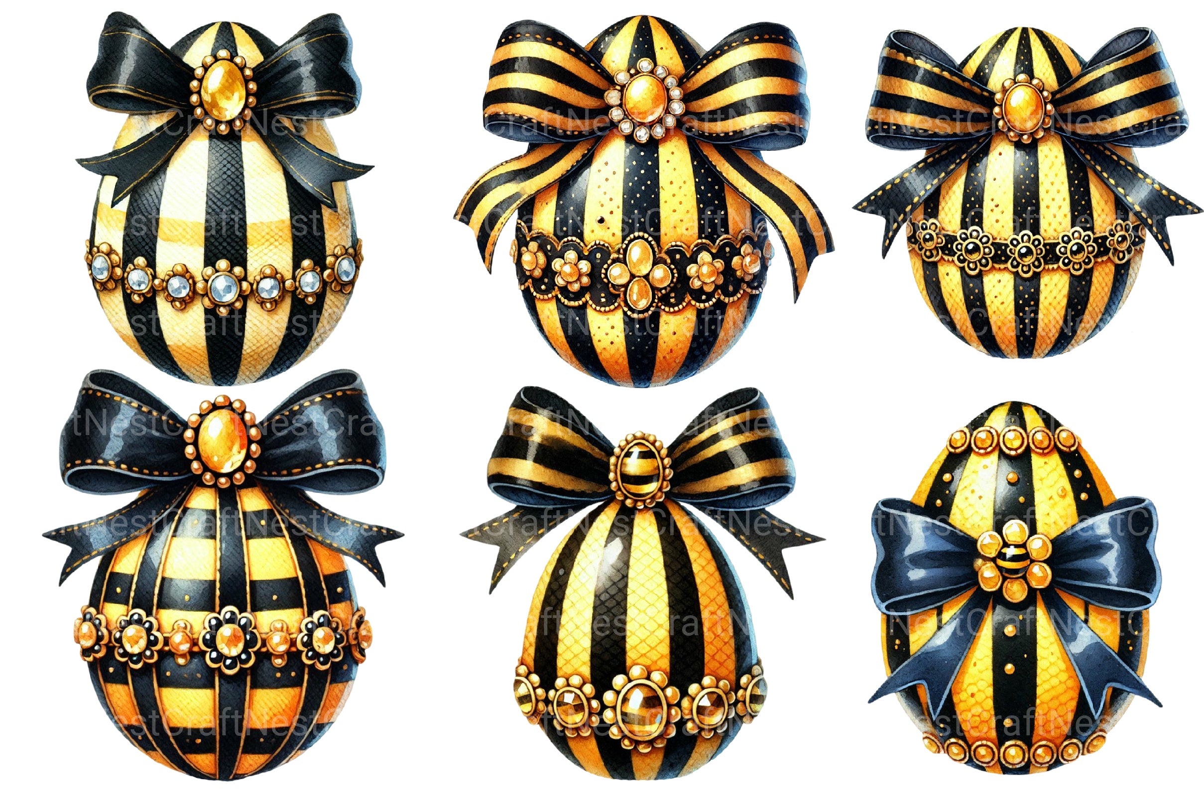 Easter Egg Easter Clipart Bundle - CraftNest - Digital Crafting and Art