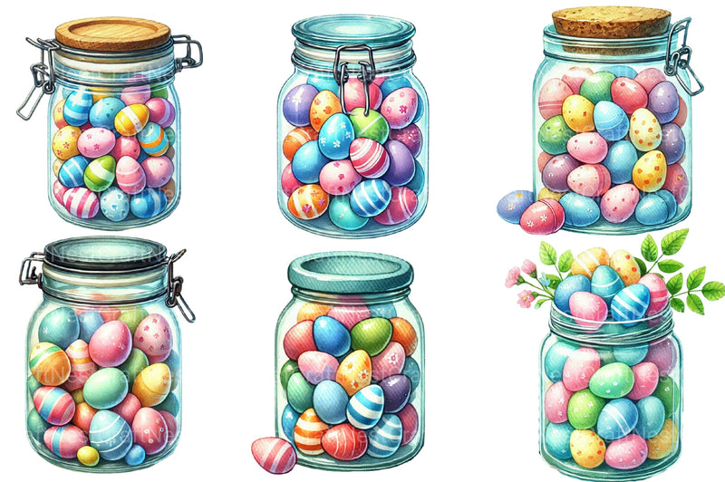 Easter Jar Clipart Bundle - CraftNest - Digital Crafting and Art