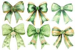 St Patrick's Day Bow Clipart Bundle 2 - CraftNest - Digital Crafting and Art