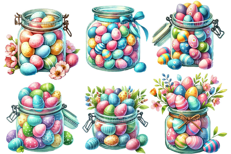 Easter Jar Clipart Bundle - CraftNest - Digital Crafting and Art