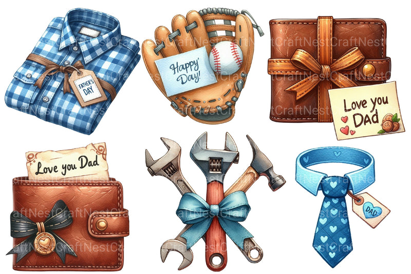 Father's Day Clipart Bundle 2 - CraftNest - Digital Crafting and Art