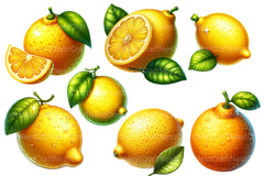 Lemon Clipart Bundle 1 - CraftNest - Digital Crafting and Art