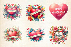 Valentine's Day Clipart Bundle 99 - CraftNest - Digital Crafting and Art