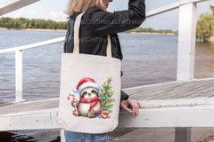 Christmas Cute Sloth Clipart Bundle - CraftNest - Digital Crafting and Art