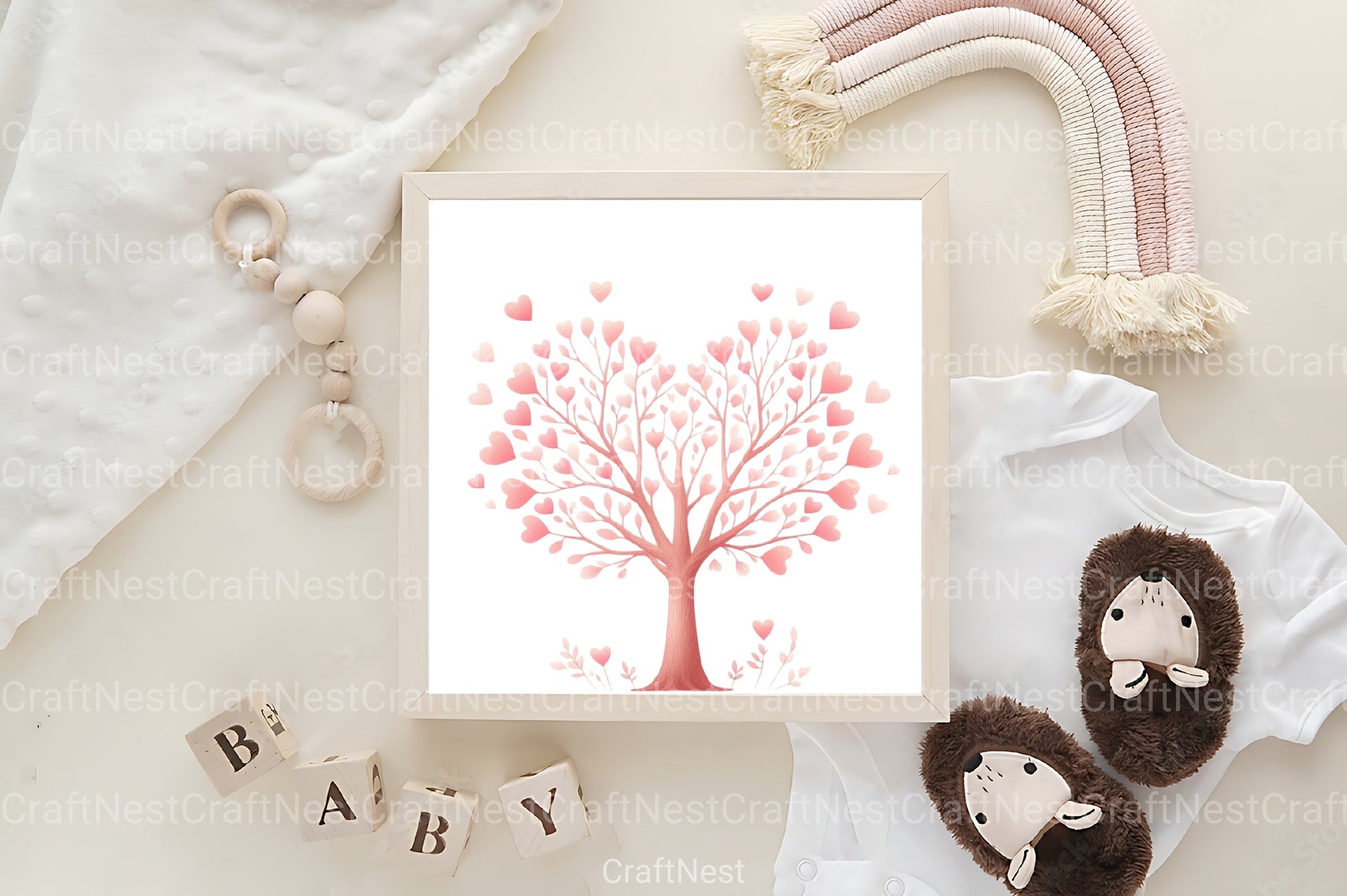 Valentine Trees Clipart Bundle - CraftNest - Digital Crafting and Art