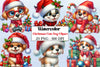 Christmas Cute Dog Clipart Bundle 4