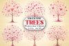 Valentine Trees Clipart Bundle