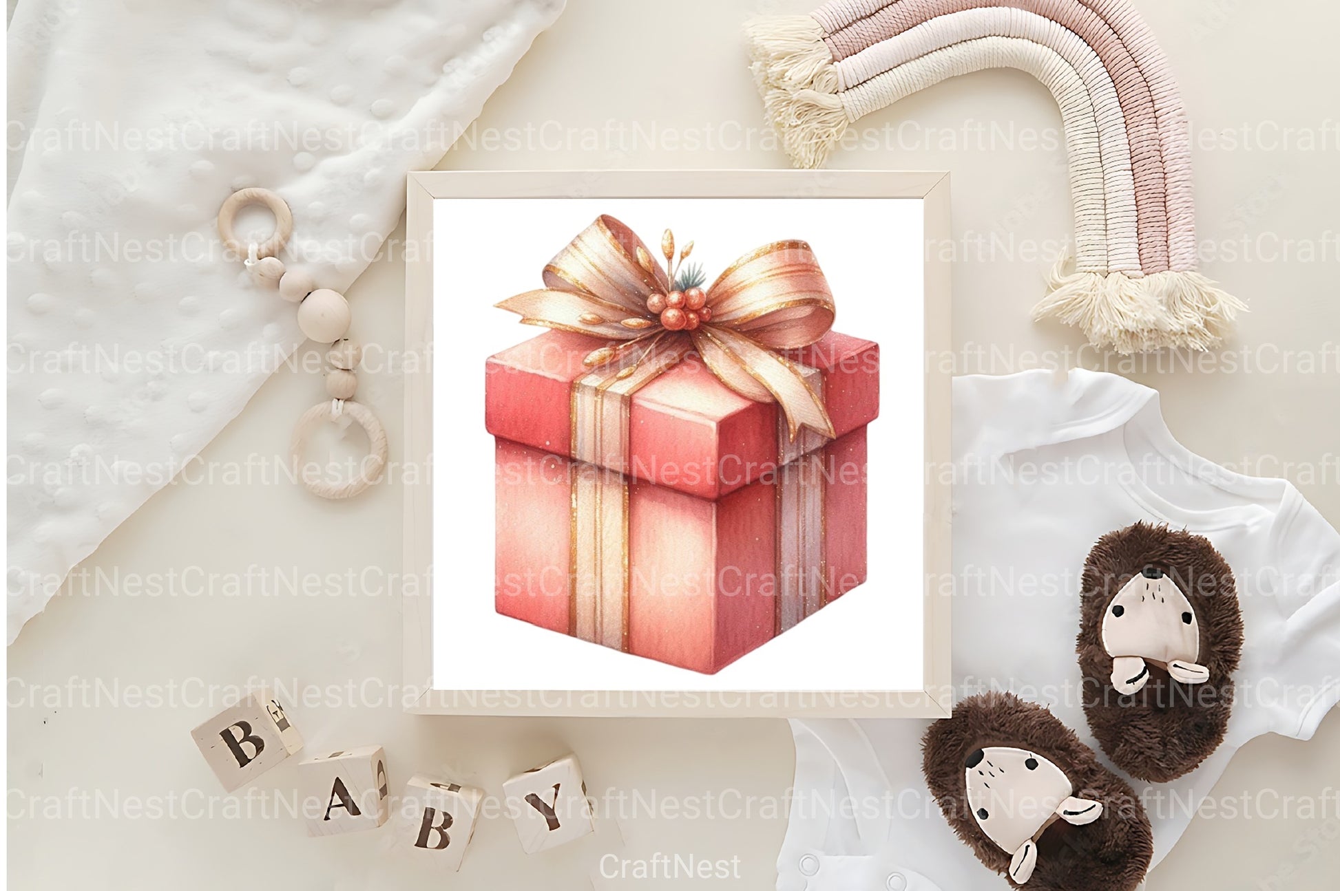 Christmas Gift Box Clipart Bundle 99 - CraftNest - Digital Crafting and Art