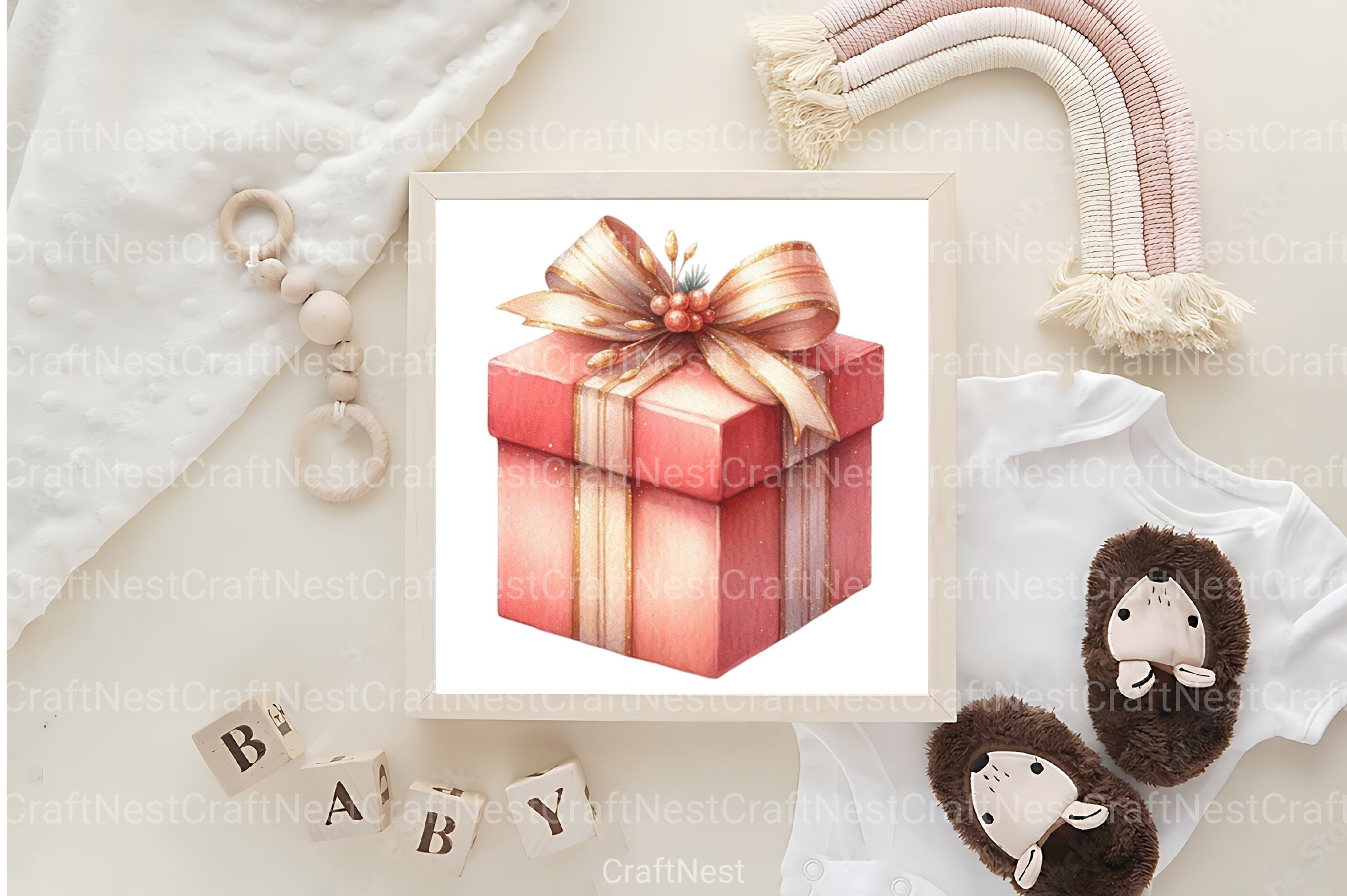 Christmas Gift Box Clipart Bundle 99 - CraftNest - Digital Crafting and Art