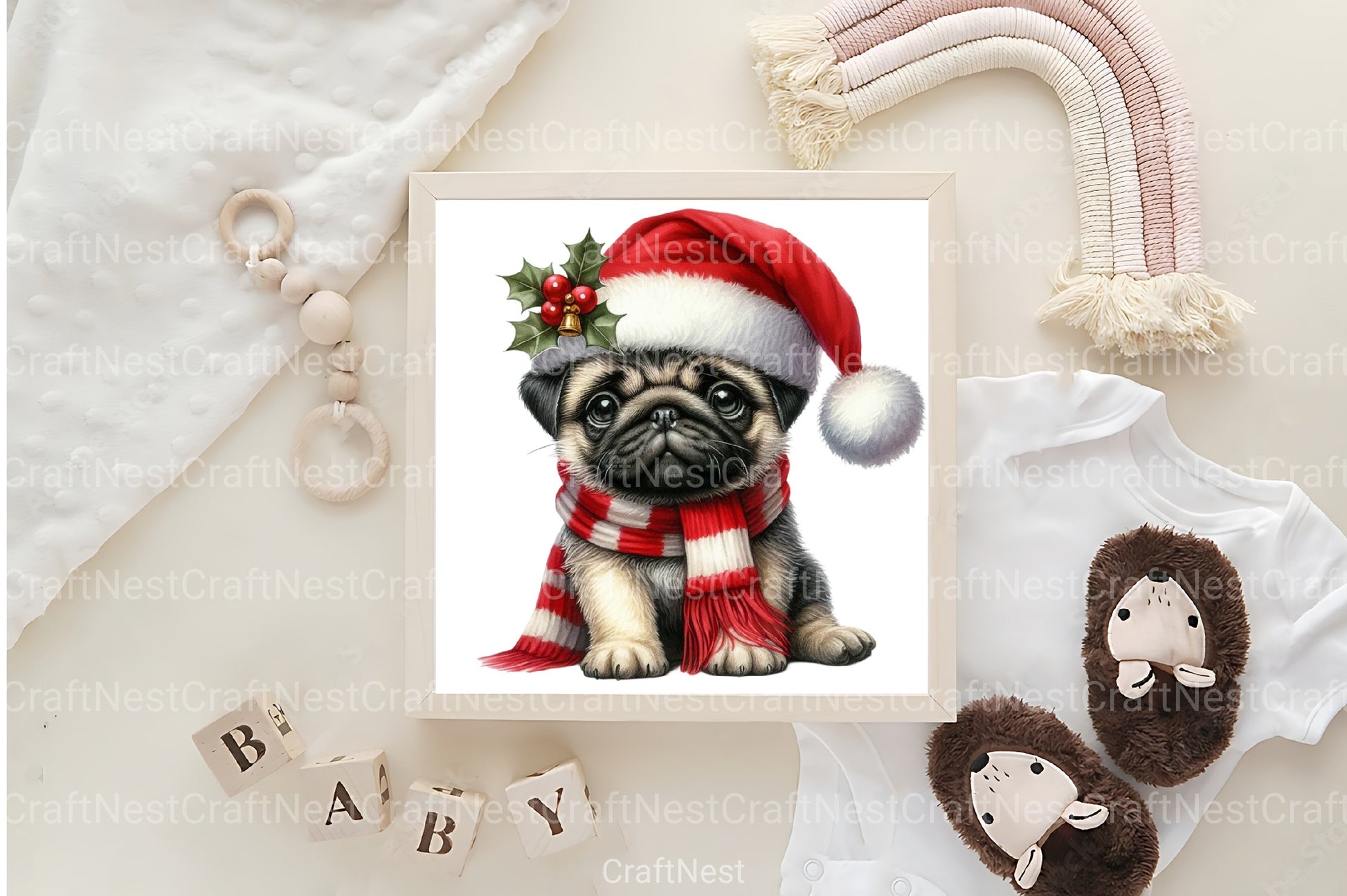 Christmas Dog Clipart Bundle 99 - CraftNest - Digital Crafting and Art
