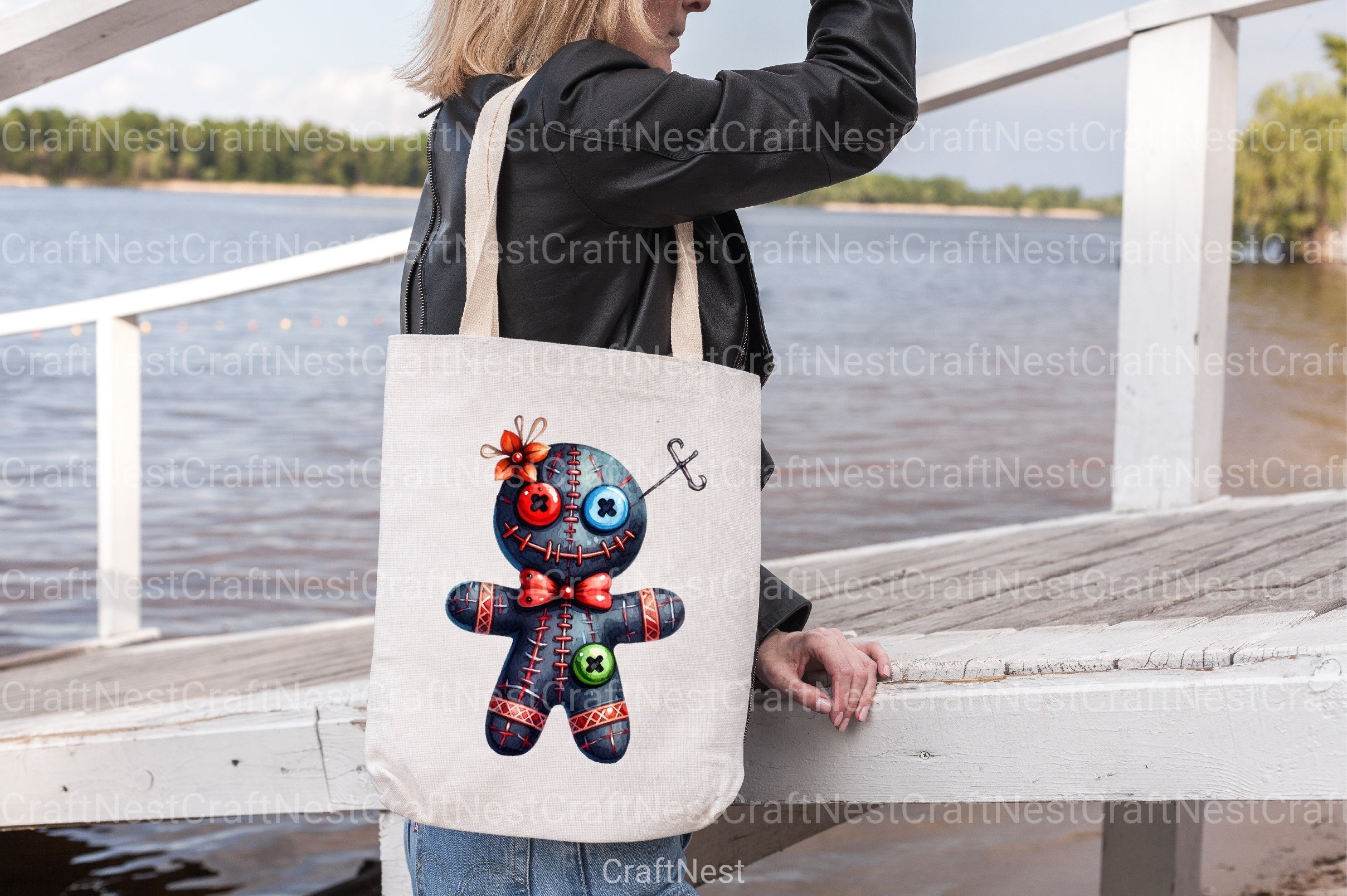 Halloween Gothic Voodoo Doll Clipart Bundle 1 - CraftNest - Digital Crafting and Art