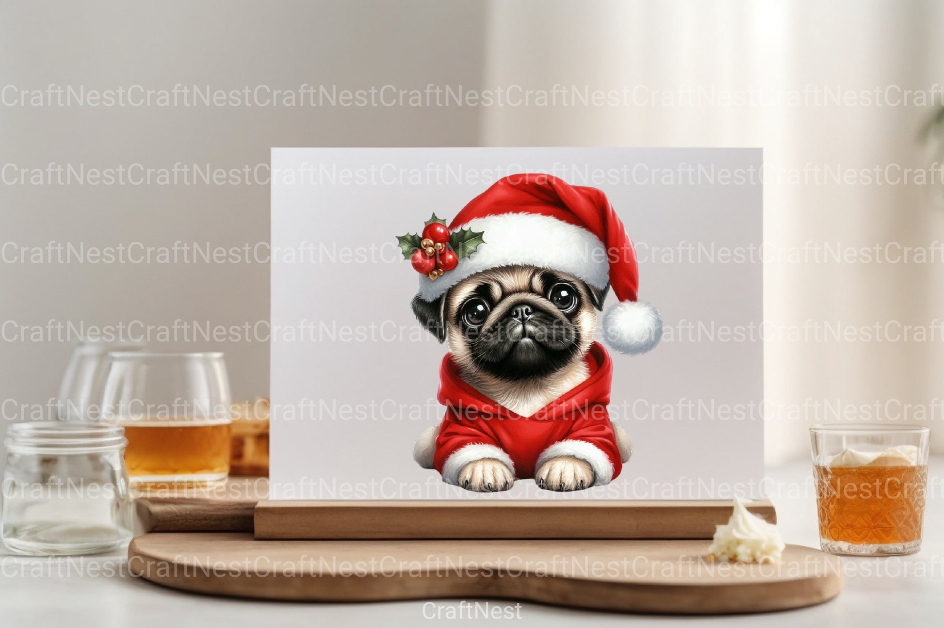 Christmas Dog Clipart Bundle 99 - CraftNest - Digital Crafting and Art