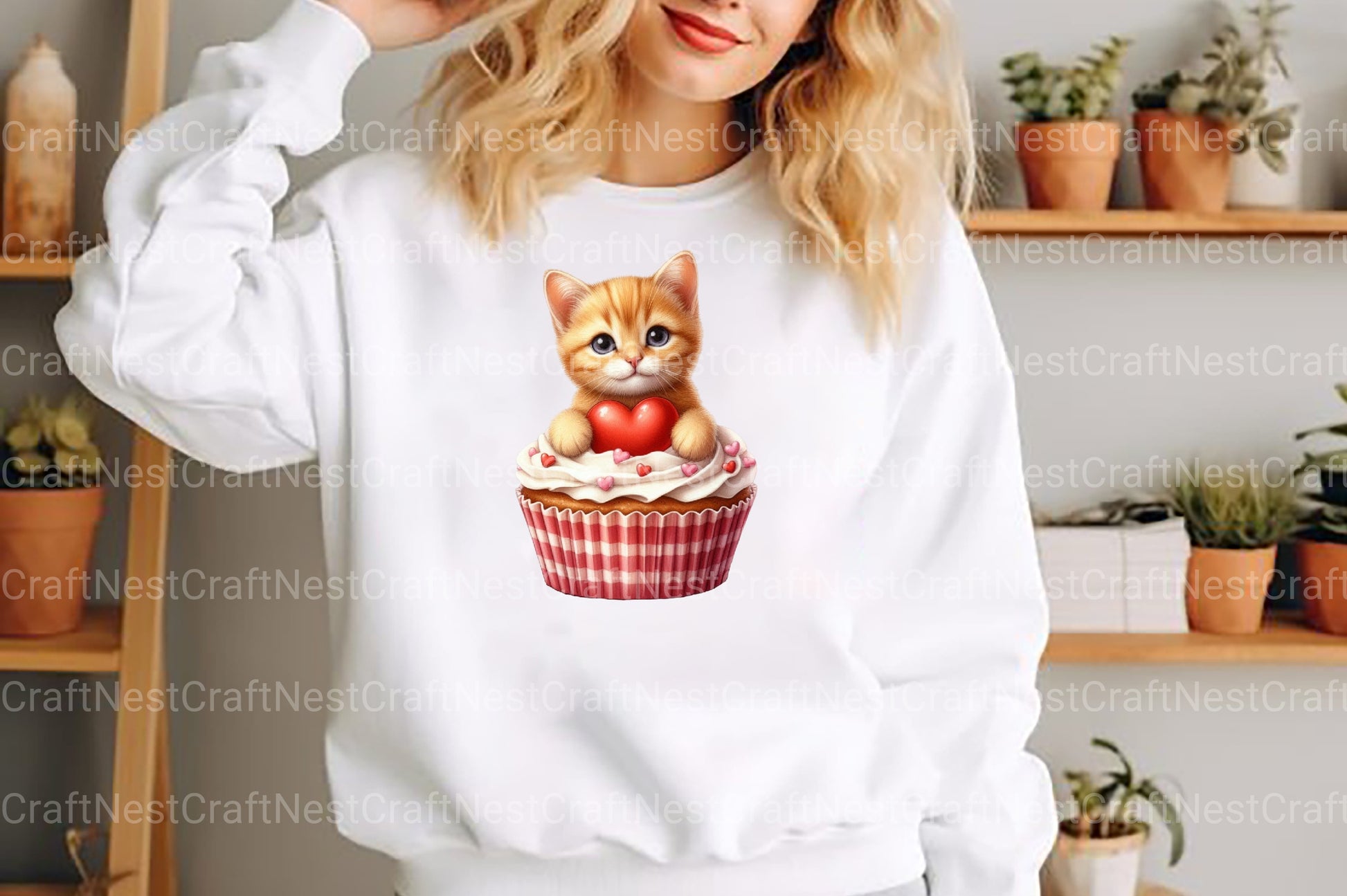 Valentine Cute Kitten Clipart Bundle - CraftNest - Digital Crafting and Art