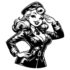 Ink Drawn Black Pin Up Clipart Bundle - CraftNest - Digital Crafting and Art