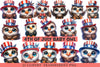 4th of July Baby Owl Clipart