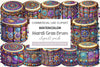 Mardi Gras Drum Clipart Bundle 1