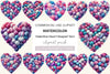 Valentine Heart Shaped Yarn Clipart Bundle
