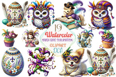 Mardi Gras Clipart Bundle 32 - CraftNest - Digital Crafting and Art