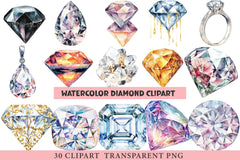 Diamond Clipart Bundle 1 - CraftNest - Digital Crafting and Art