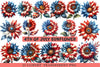 4th of July Sunflower Clipart 1