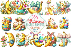 Easter Banana Clipart Bundle 4 - CraftNest - Digital Crafting and Art