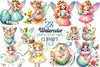 Easter Fairy Clipart Bundle 66