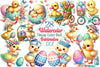 Vintage Easter Duck Clipart Bundle 2