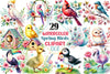 Spring Birds Clipart Bundle 99