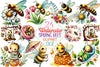 Spring Bees Clipart Bundle