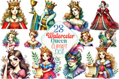 Queen Clipart Bundle Collection - CraftNest - Digital Crafting and Art