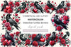 Valentine Gothic Ravens Clipart Bundle 2
