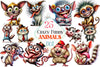 Crazy Funny Animals Clipart Bundle
