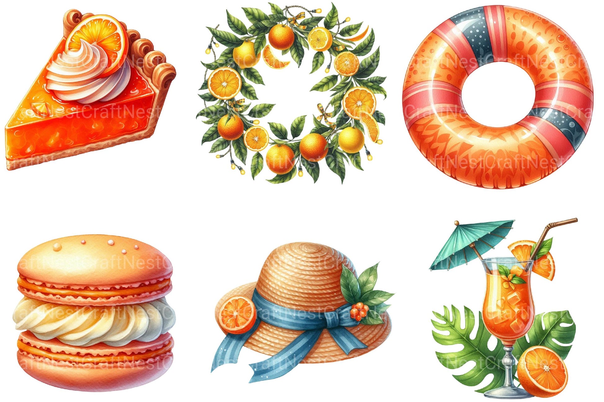 Summer Orange PNG - CraftNest - Digital Crafting and Art