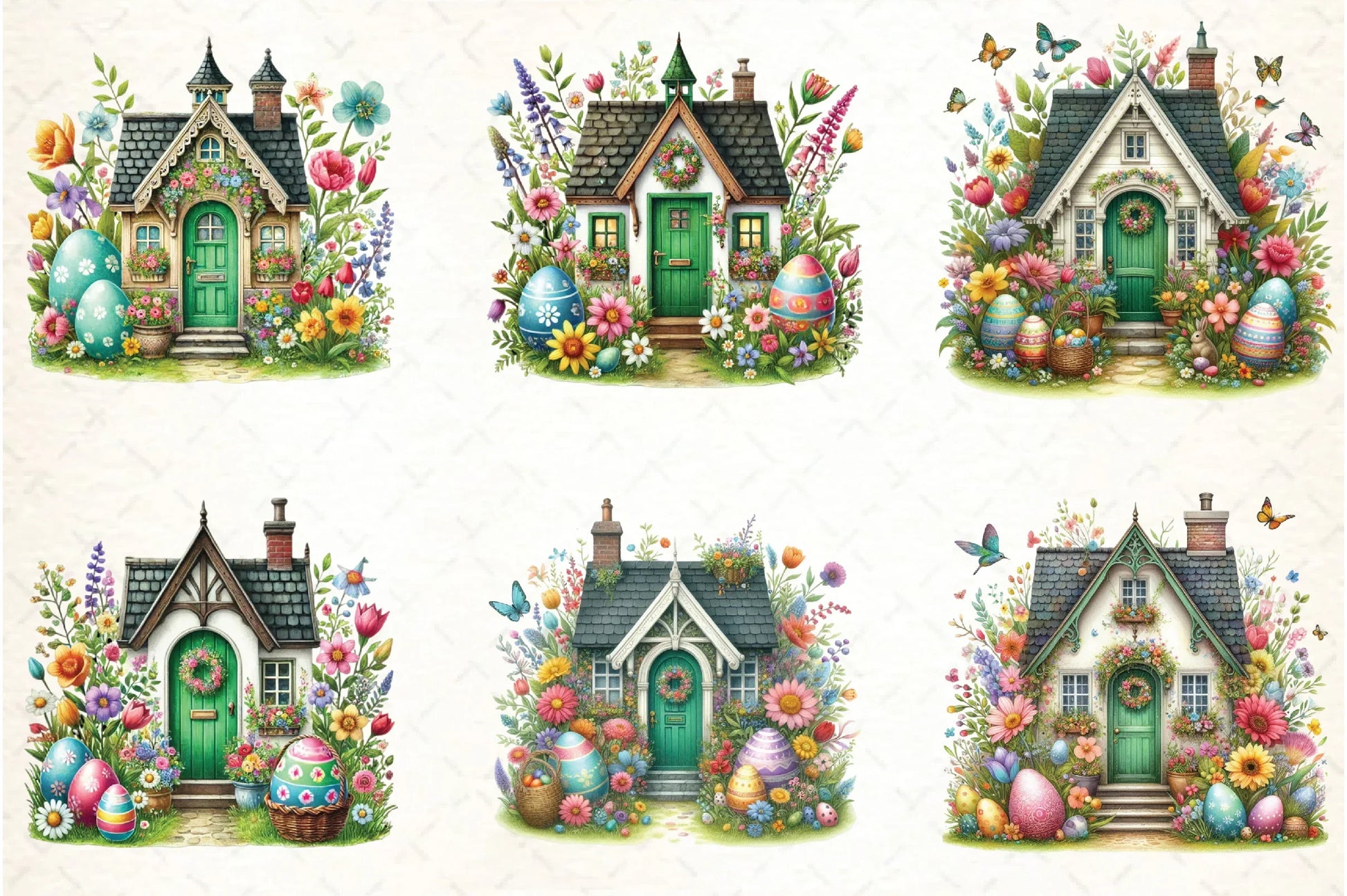 Easter Home Clipart Bundle - CraftNest - Digital Crafting and Art