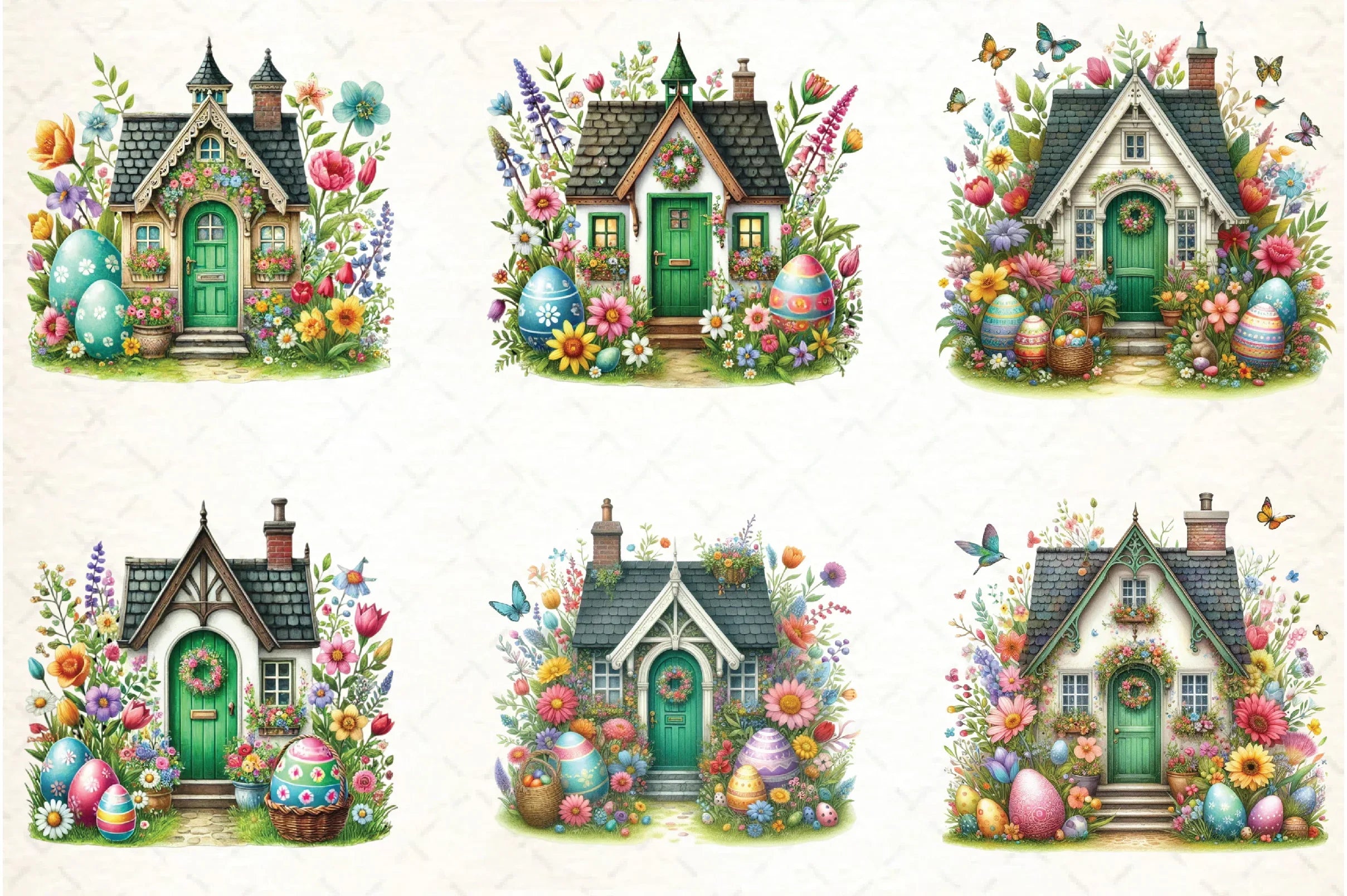 Easter Home Clipart Bundle - CraftNest - Digital Crafting and Art