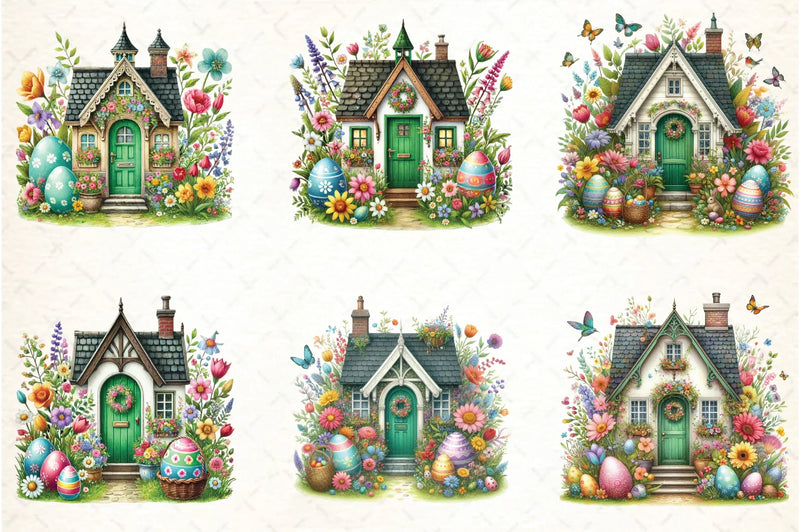 Easter Home Clipart Bundle - CraftNest - Digital Crafting and Art