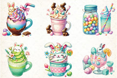 Cute Easter Drinks Clipart Bundle 3 - CraftNest - Digital Crafting and Art