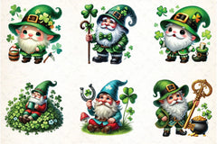 St. Patrick's Day Gnome Clipart Bundle - CraftNest - Digital Crafting and Art