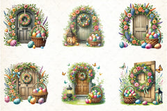 Easter Doors Clipart Bundle 44 - CraftNest - Digital Crafting and Art