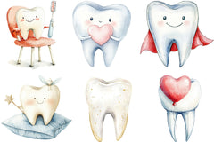 Dentist Tooth Sublimation Clipart Bundle - CraftNest - Digital Crafting and Art