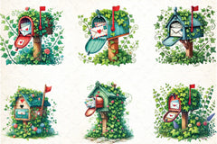 Spring Mailbox Clipart Bundle 3 - CraftNest - Digital Crafting and Art